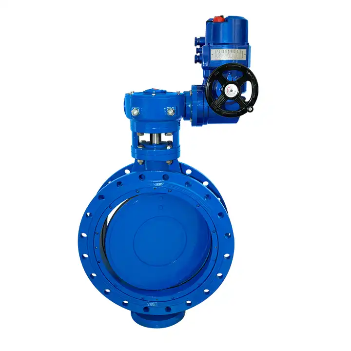 Electric Remote Automatic Control Butterfly Valve For Hydropower Plant